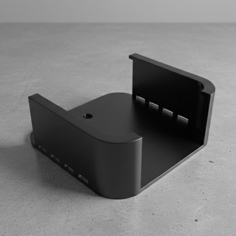 Крепление настенное для Apple TV 4K и новых поколений пластик Черный
