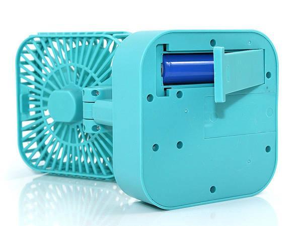 Вентилятор настільний Mini Fan JY-1129 USB Блакитний - фото 6