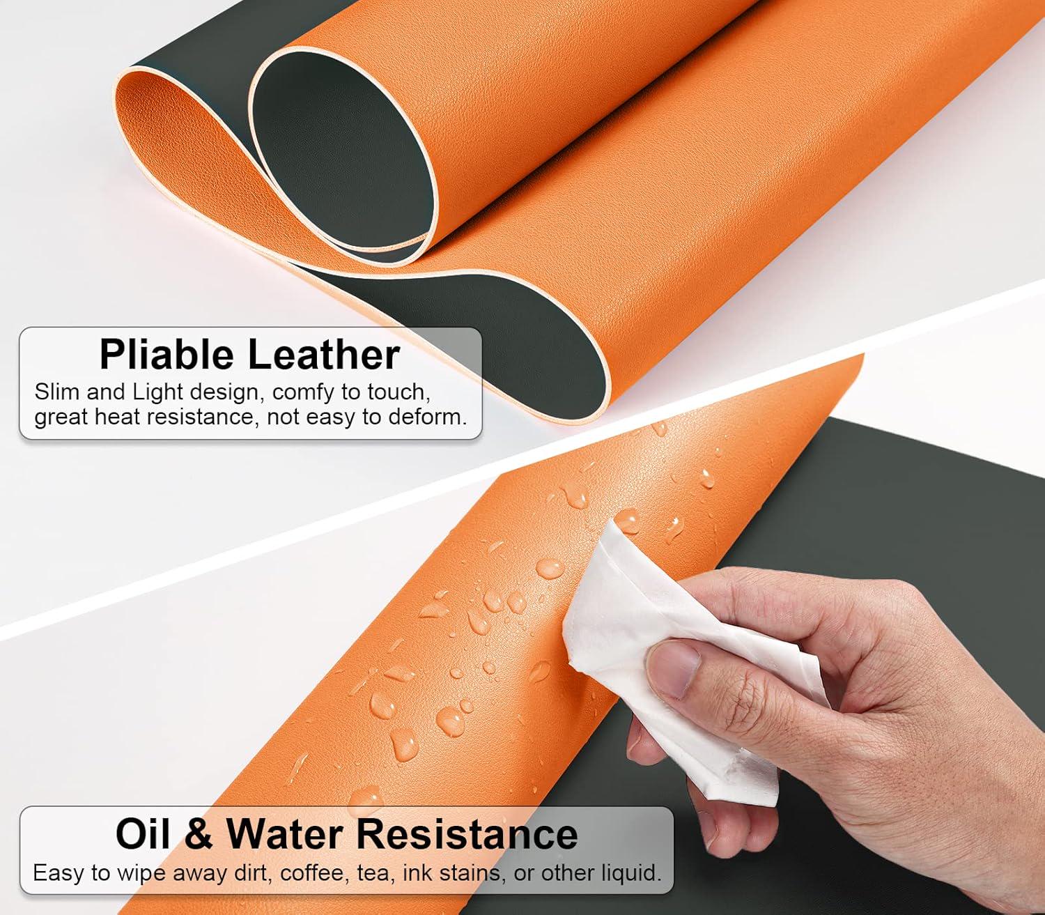 Ігрова поверхня Desk Mat Ultra Slim 900x400x1,8 мм Orange/Army Green - фото 12 Ігрова поверхня Desk Mat Ultra Slim 900x400x1,8 мм Orange/Army Green - фото 12