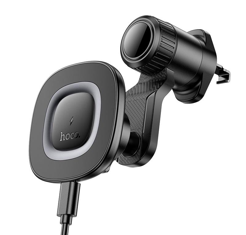 Держатель для телефонов в машину с БЗП Hoco HW30 Black/Gray (20743)