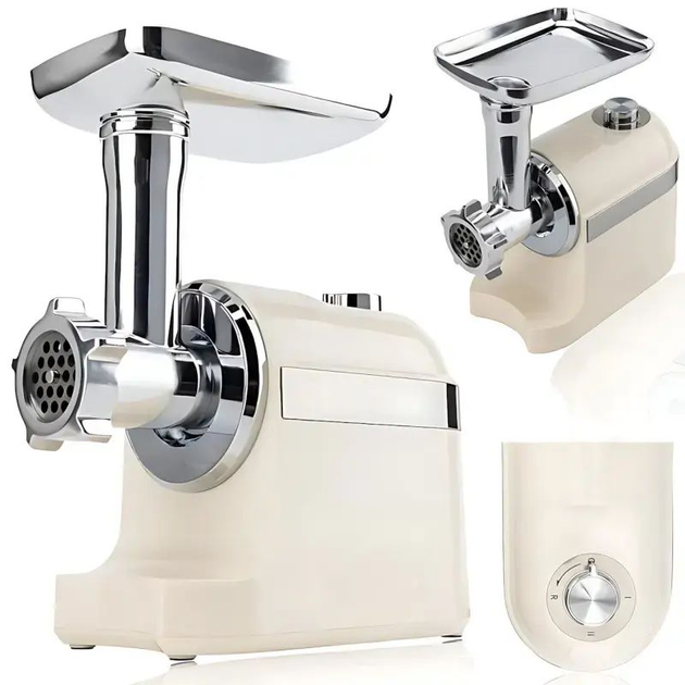 Мясорубка электрическая Rainberg RB-2270 шнековая 3800 Вт Белый (ML-04861) - фото 5