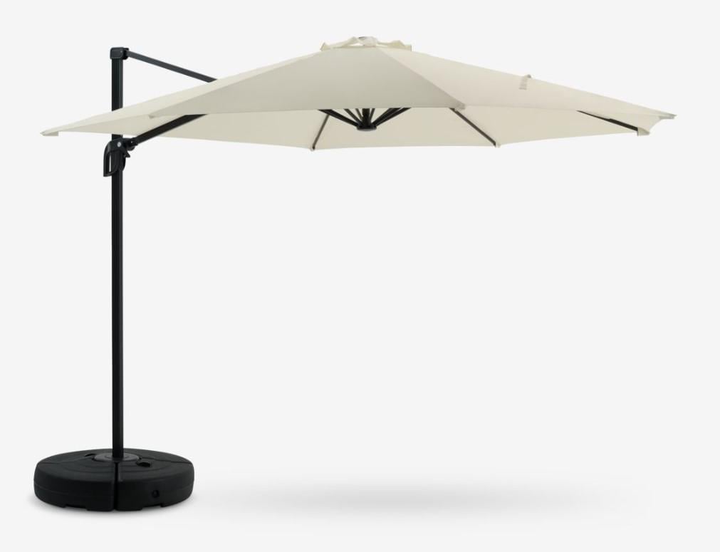 Садовый зонт подвесной d 300 см Белый