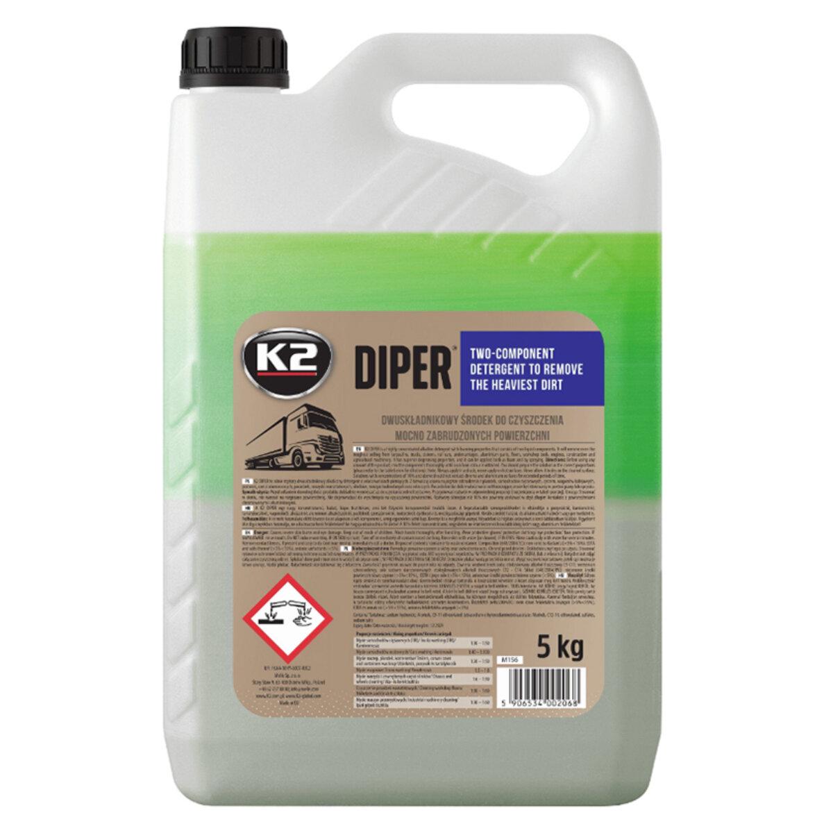 Піна активна K2 Diper для безконтактної мийки 5 кг