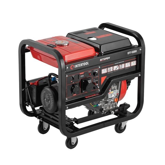 Генератор дизельный 5,0/5,5 кВт 230 В, бак 12,5 л электро/ручной старт/медная обмотка