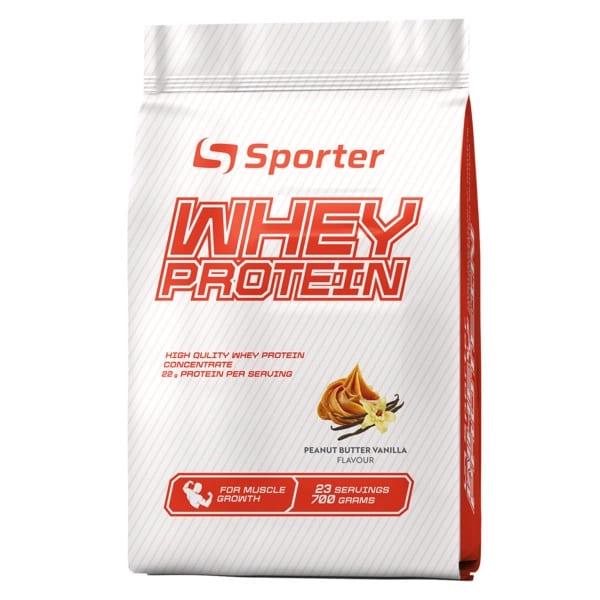 Протеин Sporter Whey Protein 700 g /23 servings/ Peanut Butter Vanilla