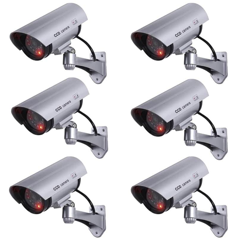 Комплект 6 шт муляжей камер видеонаблюдения Borofone Dummy IR 1100 Серый (3079/3Т6) Комплект 6 шт муляжей камер видеонаблюдения Borofone Dummy IR 1100 Серый (3079/3Т6)