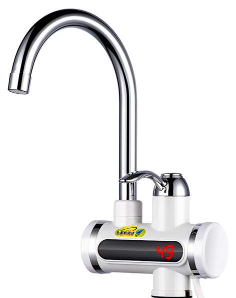 Водонагрівач проточний електричний Instant Electric Heating Water Faucet із LCD екраном нижнє підключення (10647252)