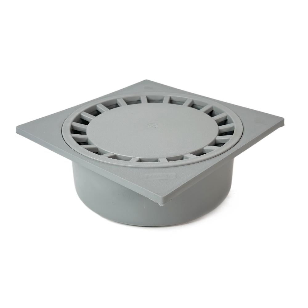 Трап для террасы DN100 пластик 25х25 см