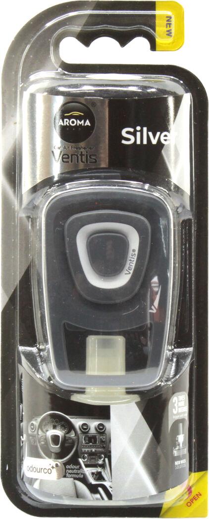Ароматизатор Aroma Car Ventis Silver 83382 жидкий на дефлектор 8 мл (0316137)