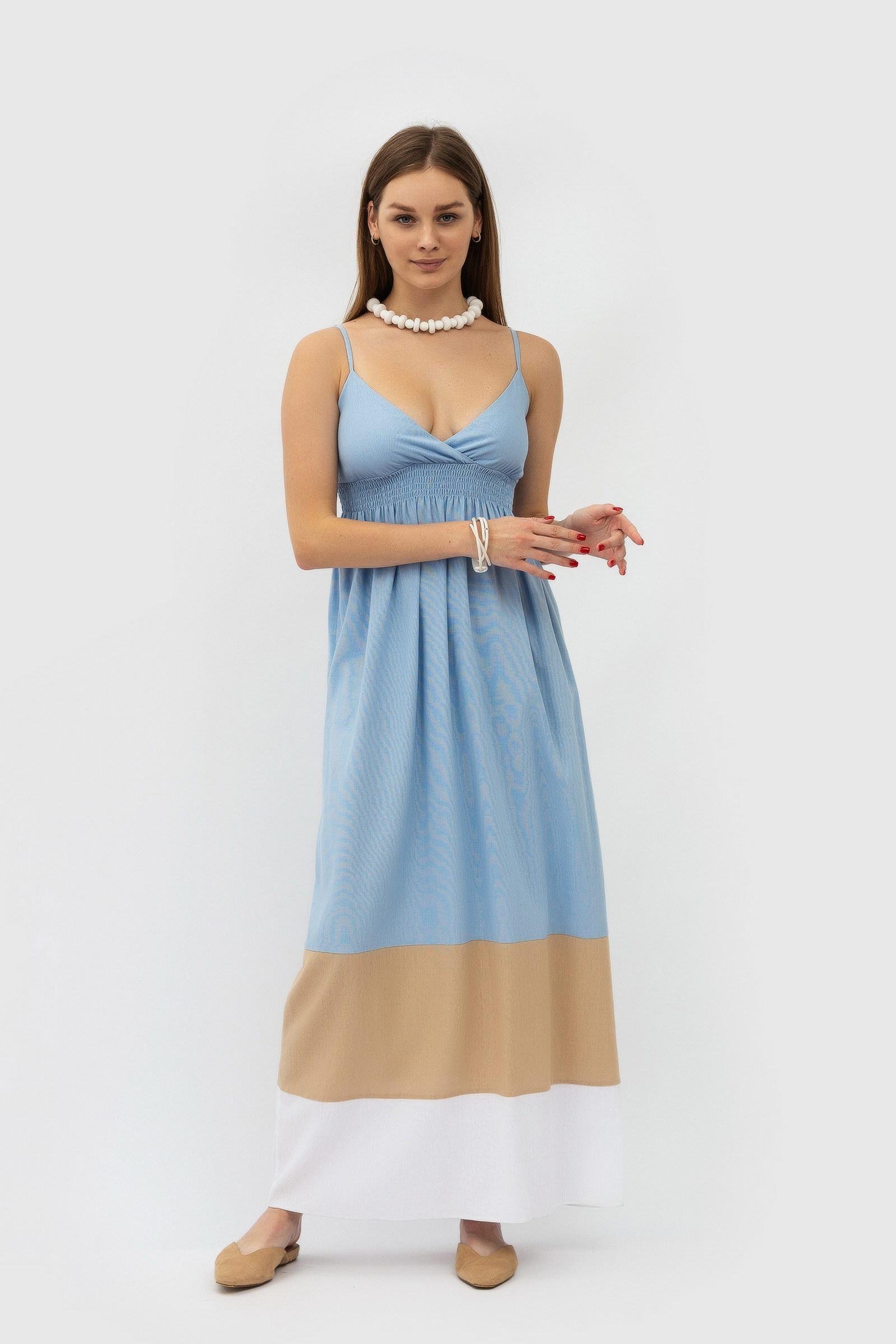 Сарафан Lesia Энтони р. 48 Голубой (133230000)