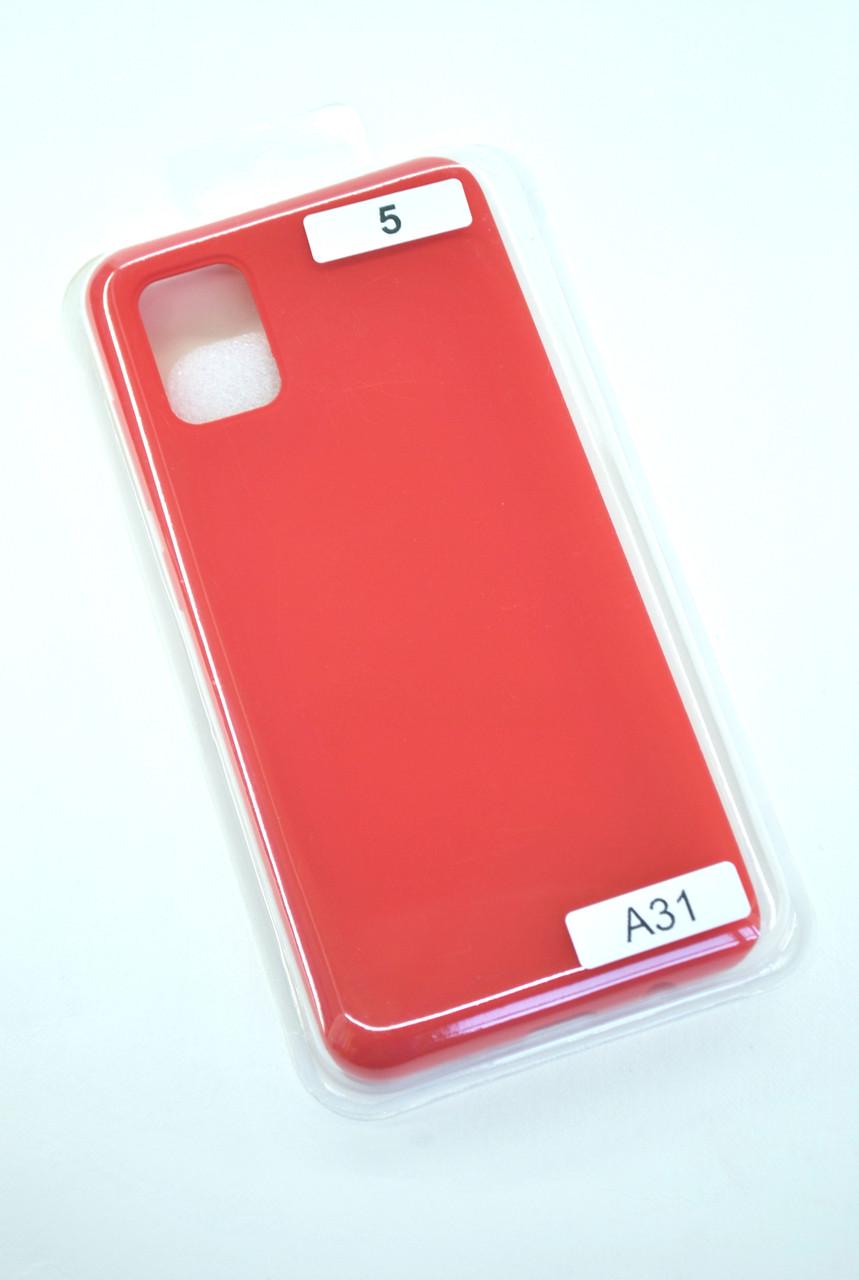 Чехол для телефона Samsung A31/A315 Silicone FULL №5 Red (4you)