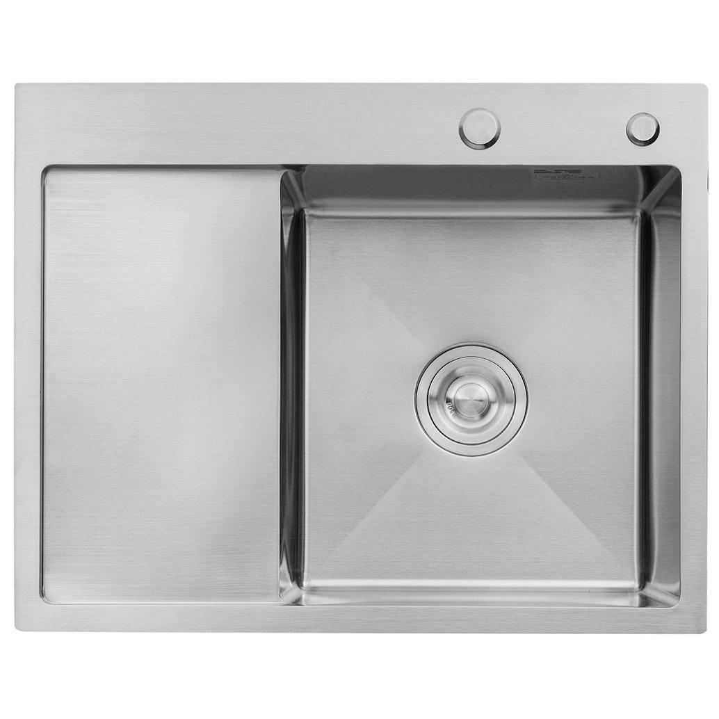 Мийка кухонна Kroner CV031321 прямокутна з нержавіючої сталі 630x500 мм (173945)