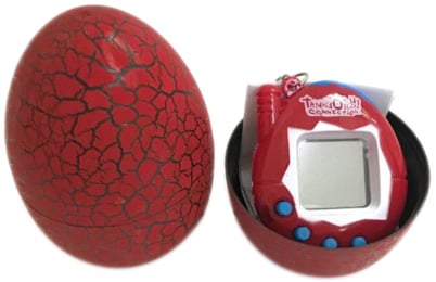 Игрушка электронная Тамагочи в яйце динозавра UFT Eggshell Game Red