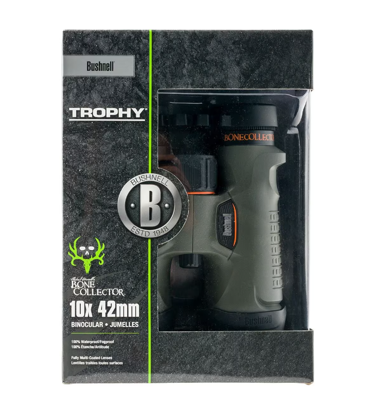 Бинокль военный Bushnell Trophy 10x42 Оливковый (334210) - фото 7 Бинокль военный Bushnell Trophy 10x42 Оливковый (334210) - фото 7