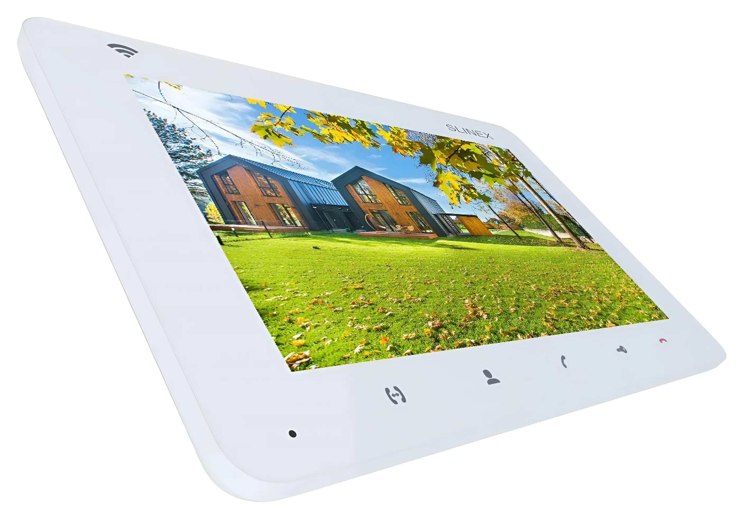 Видеодомофон Slinex SM-07N 7" TFT 16:9 1024x600 Wi-Fi Белый (99-00012644) - фото 2 Видеодомофон Slinex SM-07N 7" TFT 16:9 1024x600 Wi-Fi Белый (99-00012644) - фото 2