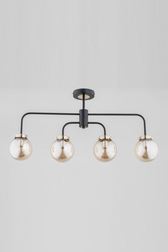 Люстра ALFA 25504 ALFA 13x44 см Чорний (AL25504)