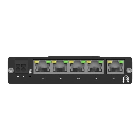 Комутатор Teltonika TSW010 некерований 5-портовий Fast Ethernet 10/100 Мбіт/с для монтажу на DIN-рейку