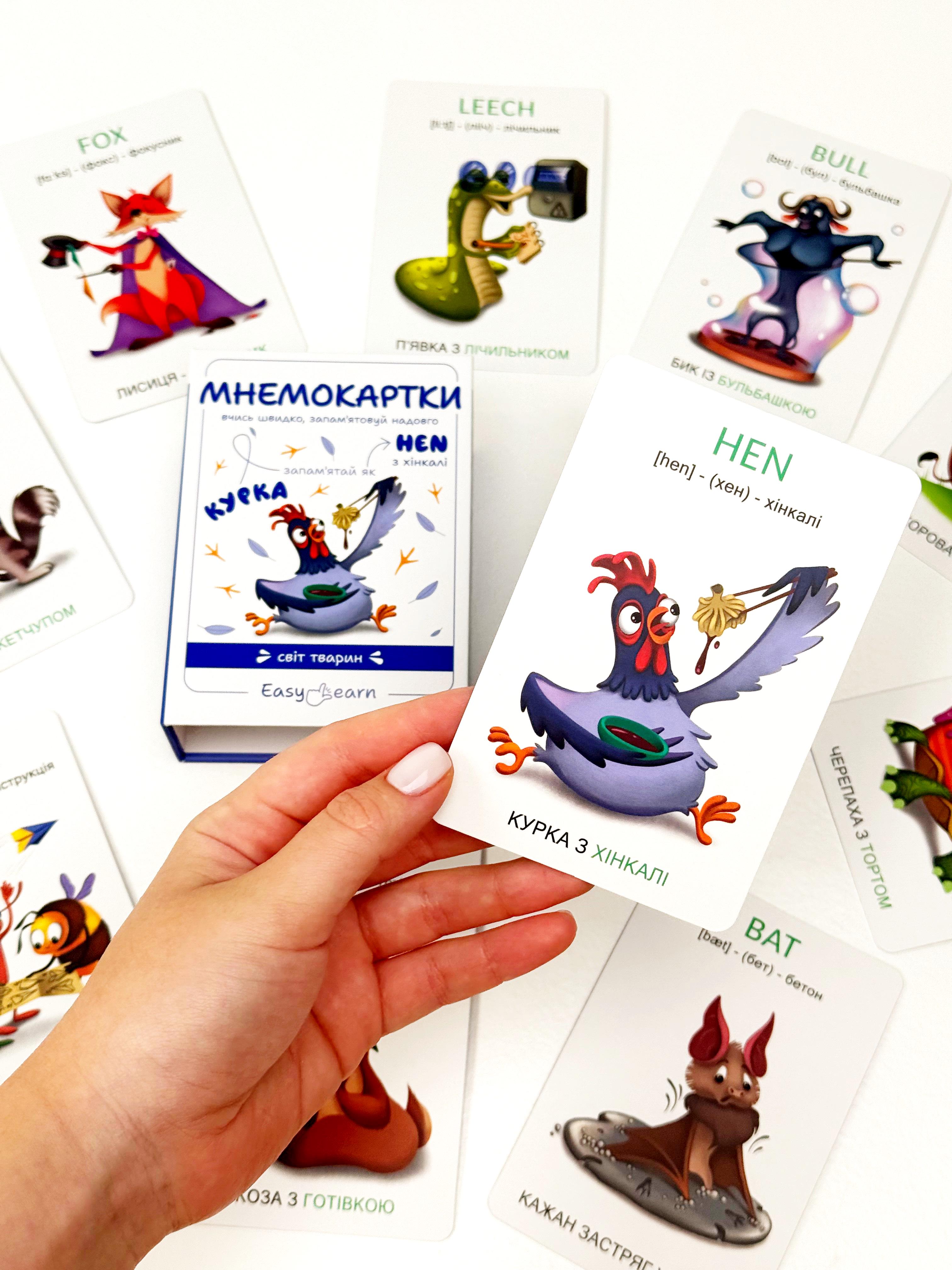 Мнемокарты EasyLearn Выпуск 3 Мир животных (EL-AW1) - фото 19 Мнемокарты EasyLearn Выпуск 3 Мир животных (EL-AW1) - фото 19