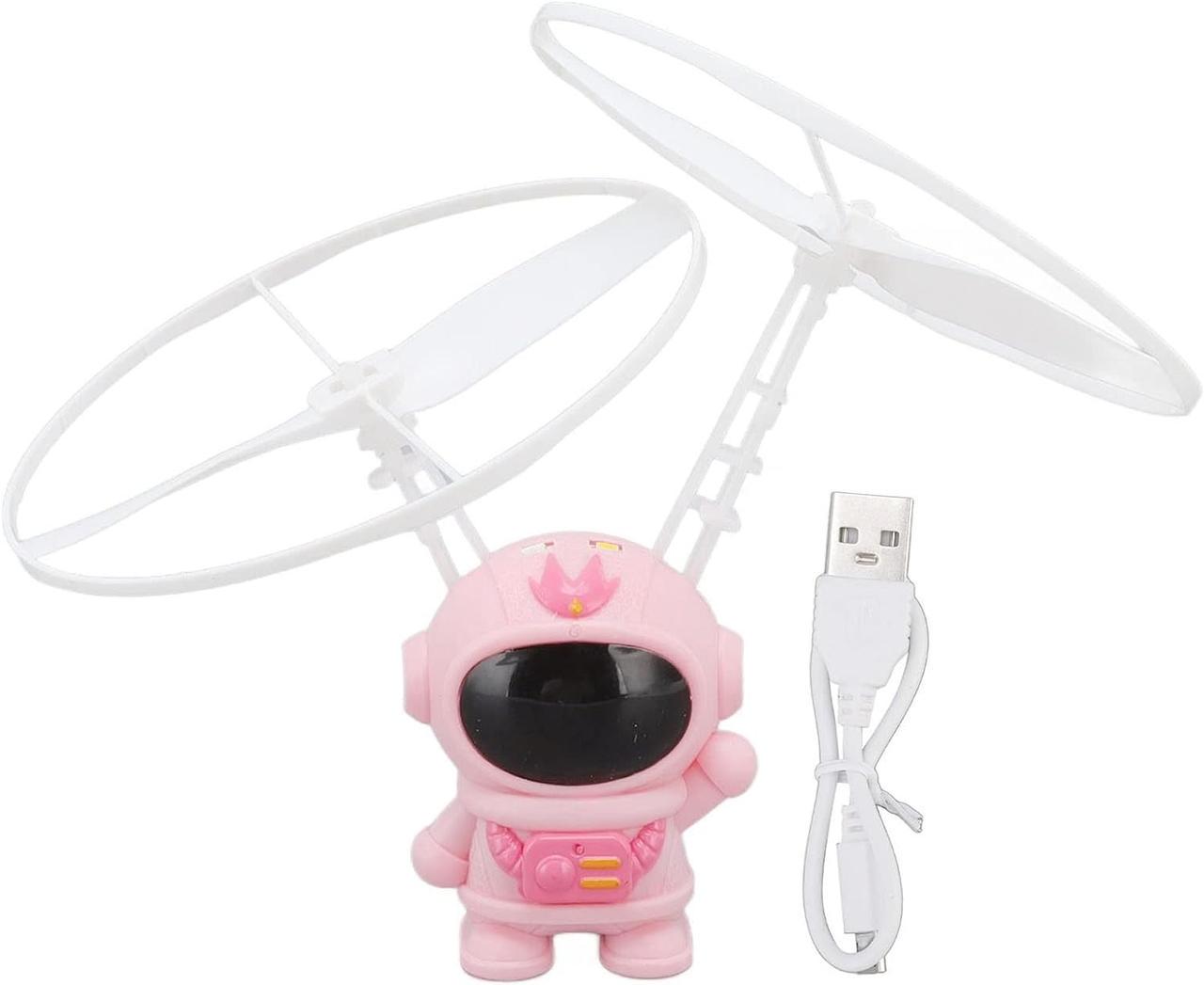 Игрушка летающий Космонавт GSX Spaceman с LED подсветкой Pink (3_04752) - фото 5