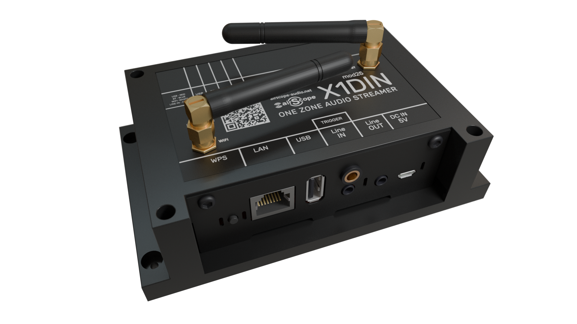 Аудио плеер стерео сетевой airScope X1Din Ver.A31 Airplay Bluetooth TuneIn - фото 9