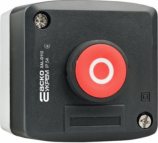 Пост одноместный управления АСКО-УКРЕМ XAL-D112 с кнопкой Стоп (A0140020054)