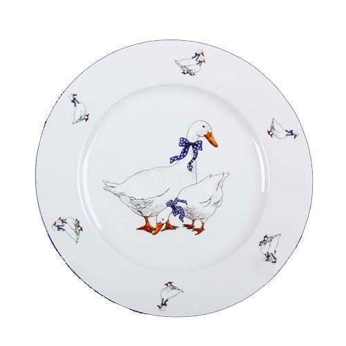 Набор тарелок обеденных Thun Saphir Гуси фарфор 6 шт. d 26 см (2642300)