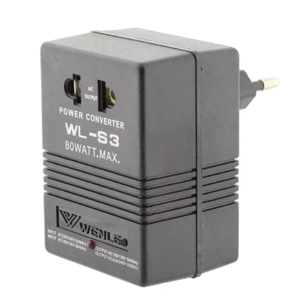 Адаптер wl s3 с переключателем 110v/220v 220v/110v 80w wl s3 (VB165498)