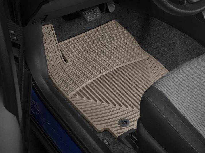 Коврики автомобильные передние резиновые WeatherTech W305TN Toyota RAV4 2013-2018 Бежевый (1185135790) - фото 1