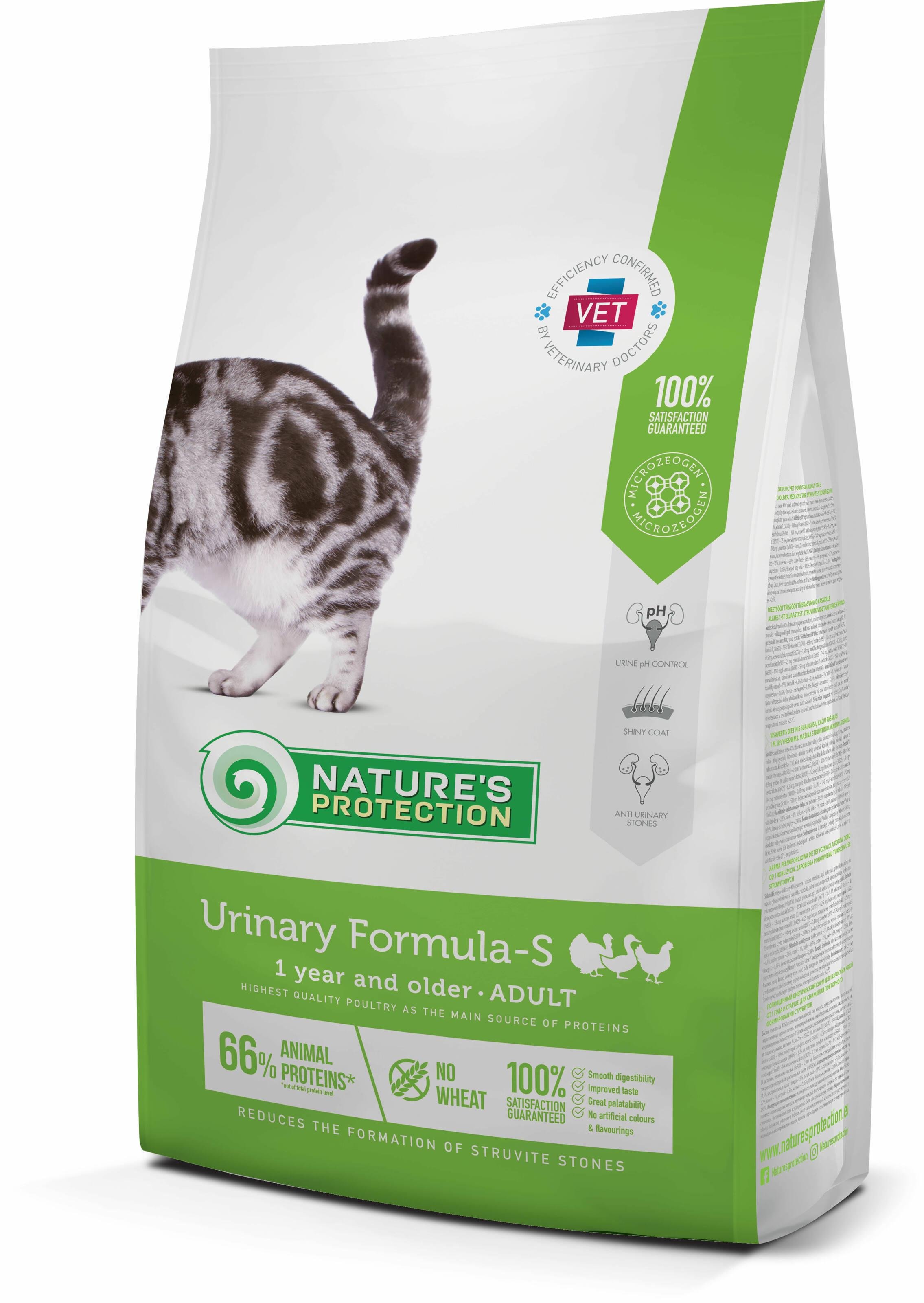 Корм сухий Nature's Protection Urinary Formula-S СКГ для стерилізованих котів 2 кг