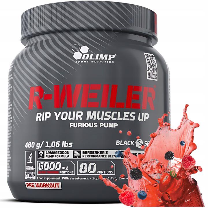 Предтренировочный комплекс Olimp REDWEILER 480 г Пунш