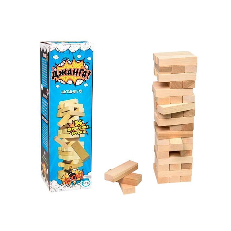 Настільна гра Дженга Джанга 54 бруски Strateg 30770 (31154886)
