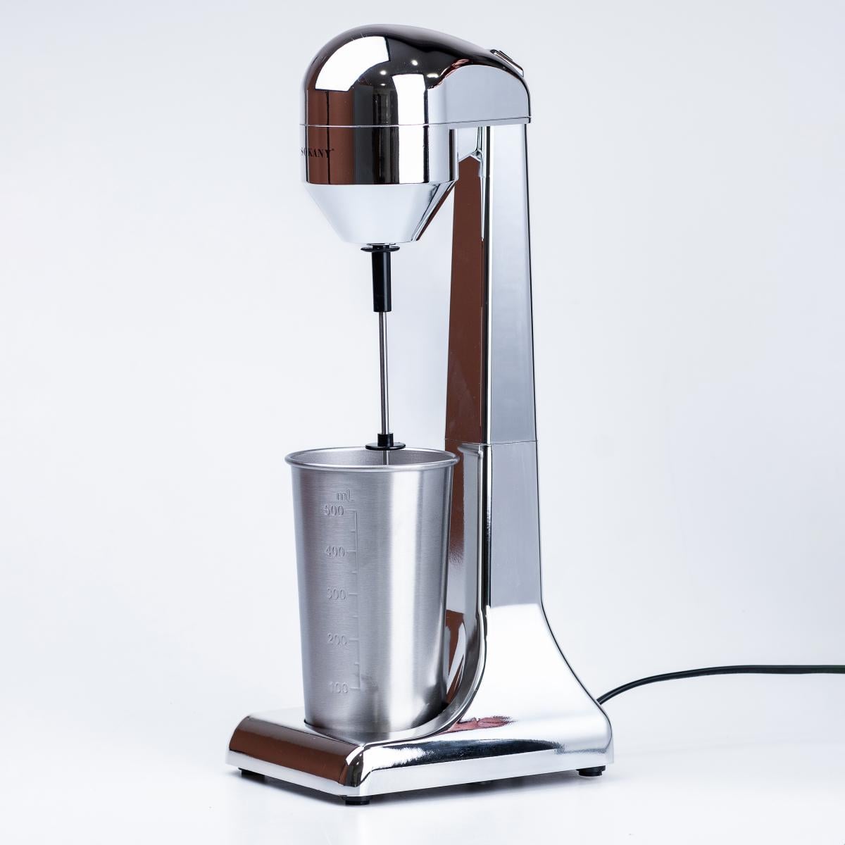 Миксер молочный однопостовый Sokany SK-1737 20000 об/мин 500 мл Стальной (SK1737) Миксер молочный однопостовый Sokany SK-1737 20000 об/мин 500 мл Стальной (SK1737)