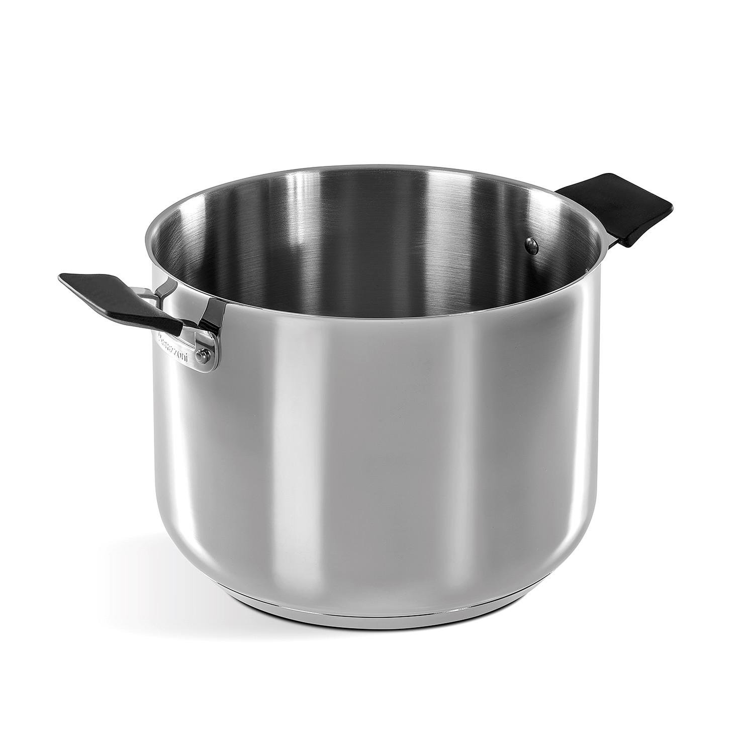 Каструля з кришкою Barrazoni 33 Carati Inox висока 11,8 л (170101028)