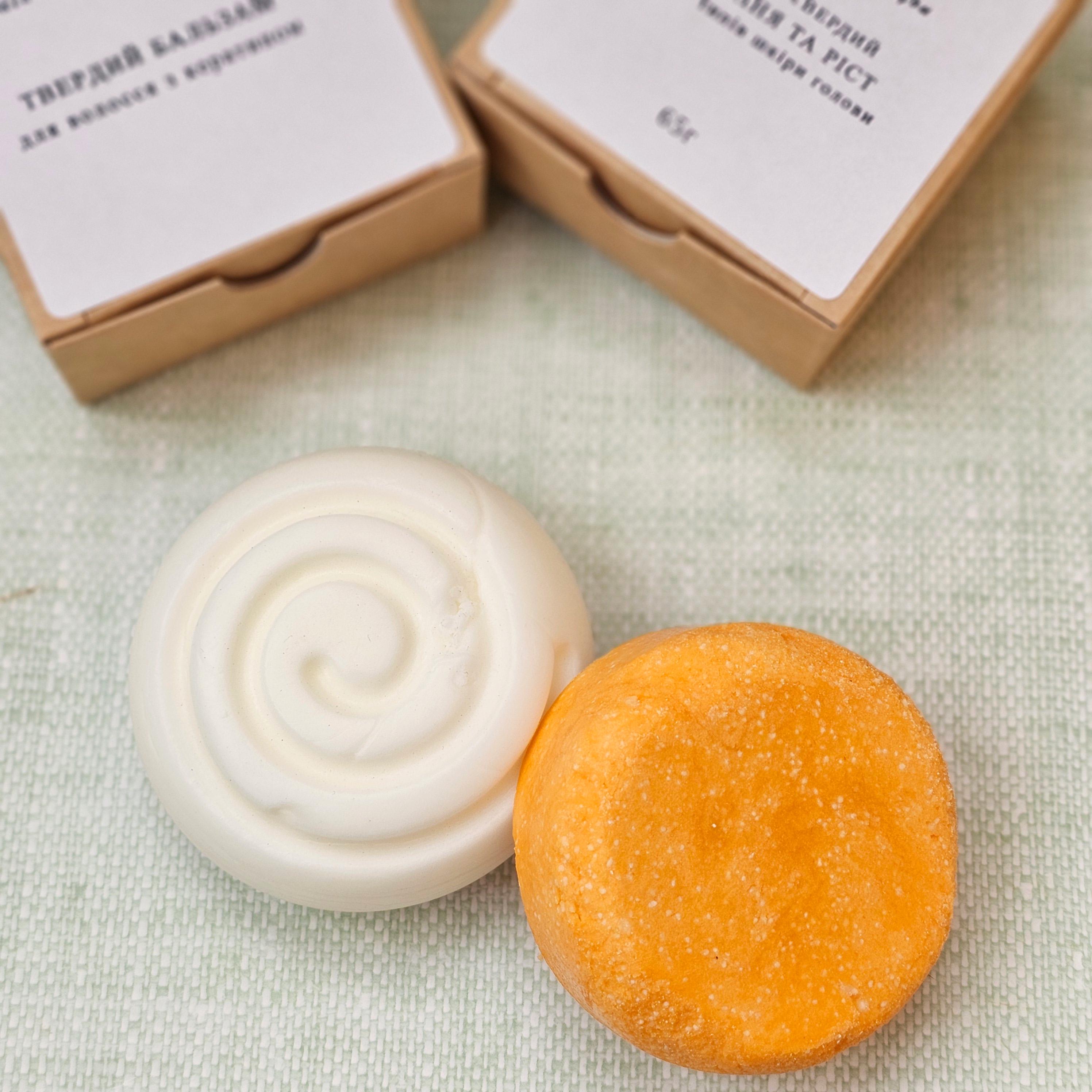 Набір для зміцнення та росту волосся шампунь твердий та кондиціонер з кератином (28533319) - фото 2 Набір для зміцнення та росту волосся шампунь твердий та кондиціонер з кератином (28533319) - фото 2