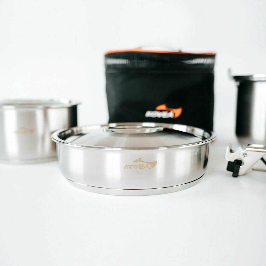 Набір посуду туристичного Kovea Stainless Cookware (1053-KCW-1901) - фото 6