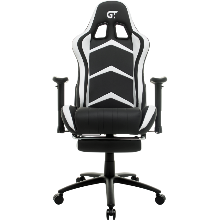 Кресло геймерское GT Racer X-2534-F Black/White - фото 2