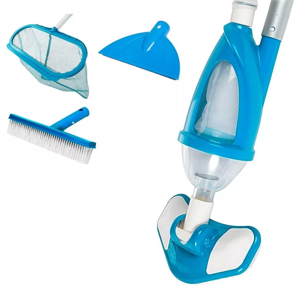Набір для очищення дна та верхнього шару води басейну Intex 28003 пилосос для дна працює від фільтр-насоса (28003 )