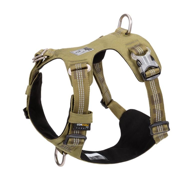 Шлей для собак Truelove TLH6282 из водонепроницаемой ткани Cordura светоотражающая L Хаки