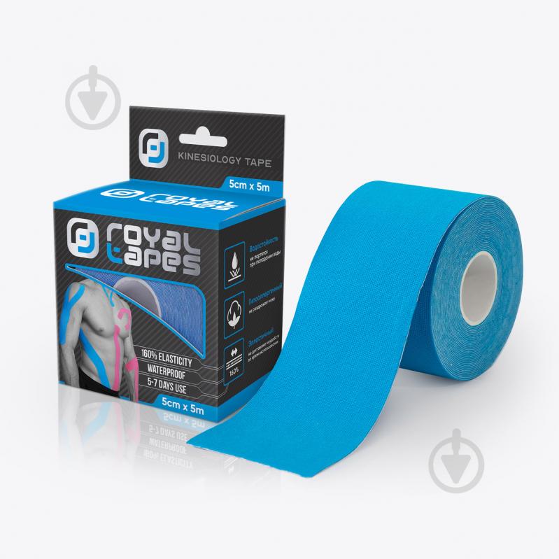 Кинезио тейп Royal Tapes body care - Синий (rt2) Кинезио тейп Royal Tapes body care - Синий (rt2)