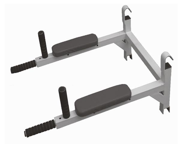 Брусья навесные металлические Feel Fit T-31 Серый