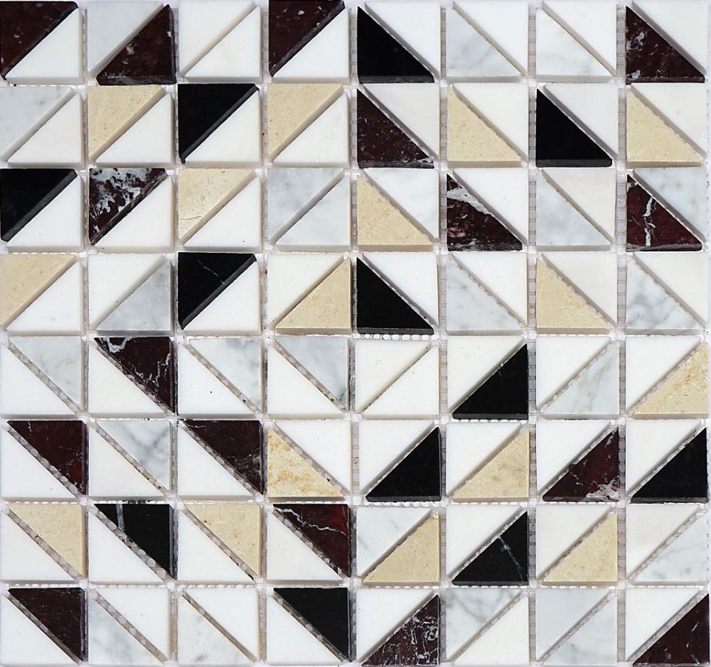 Мозаика мраморная Mozaico de Lux CL-MOS CCLAYRK25009 (004544)