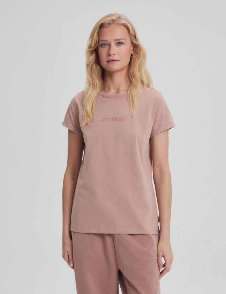 Футболка женская Diverse CORECHERRIE VI L Пепелисто-розовый (5902598953582)