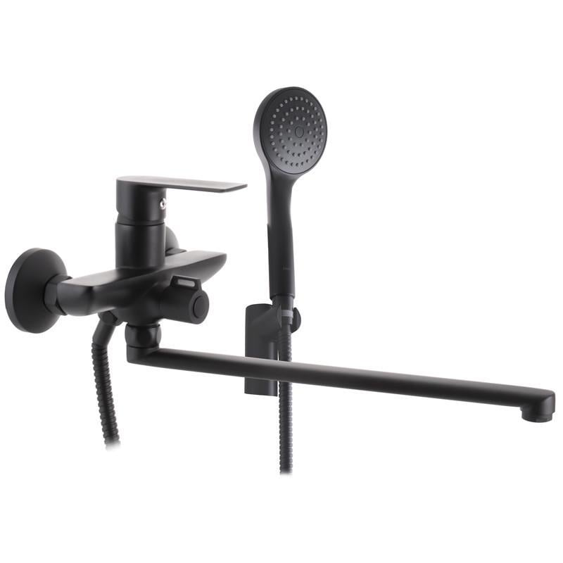 Смеситель для ванной Haiba ALEX 006 Euro Черный (HB3925)