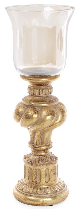 Подсвечник Adeola 12,3х12,3х36 см со стеклянной колбой (BD-434-109)