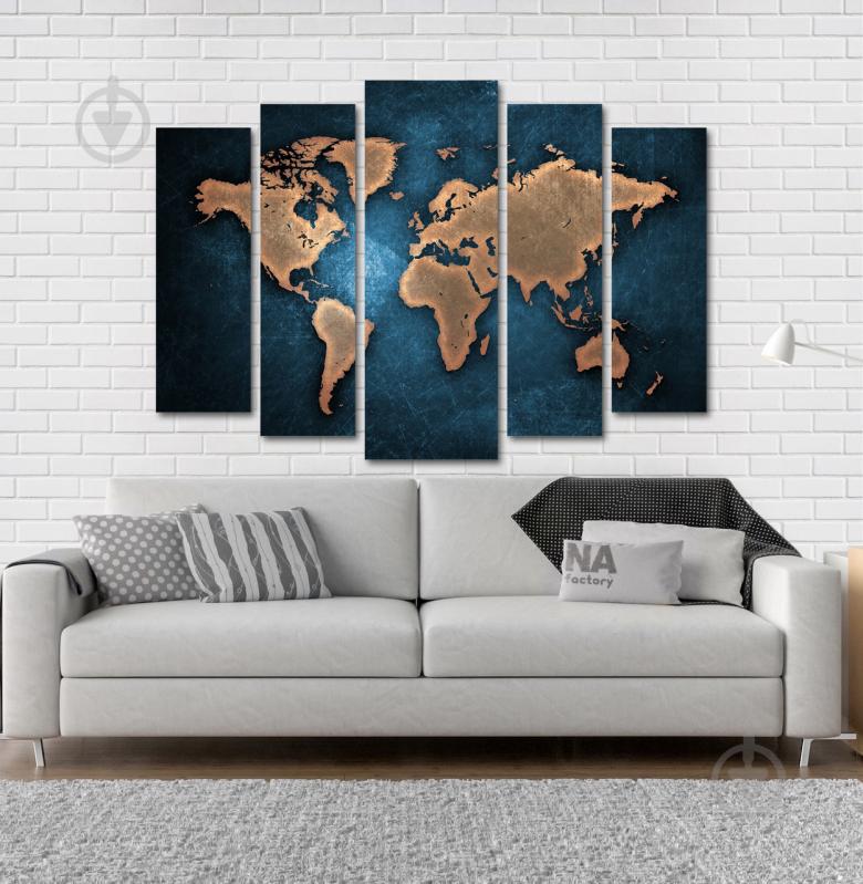 Модульна картина Poster-land Карта Світу Art-133_5