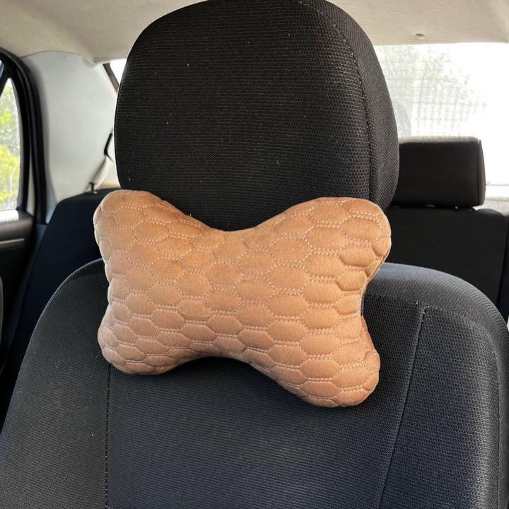 Подушка в машину Соты 27x16x8 см Коричневый (24167318) Подушка в машину Соты 27x16x8 см Коричневый (24167318)