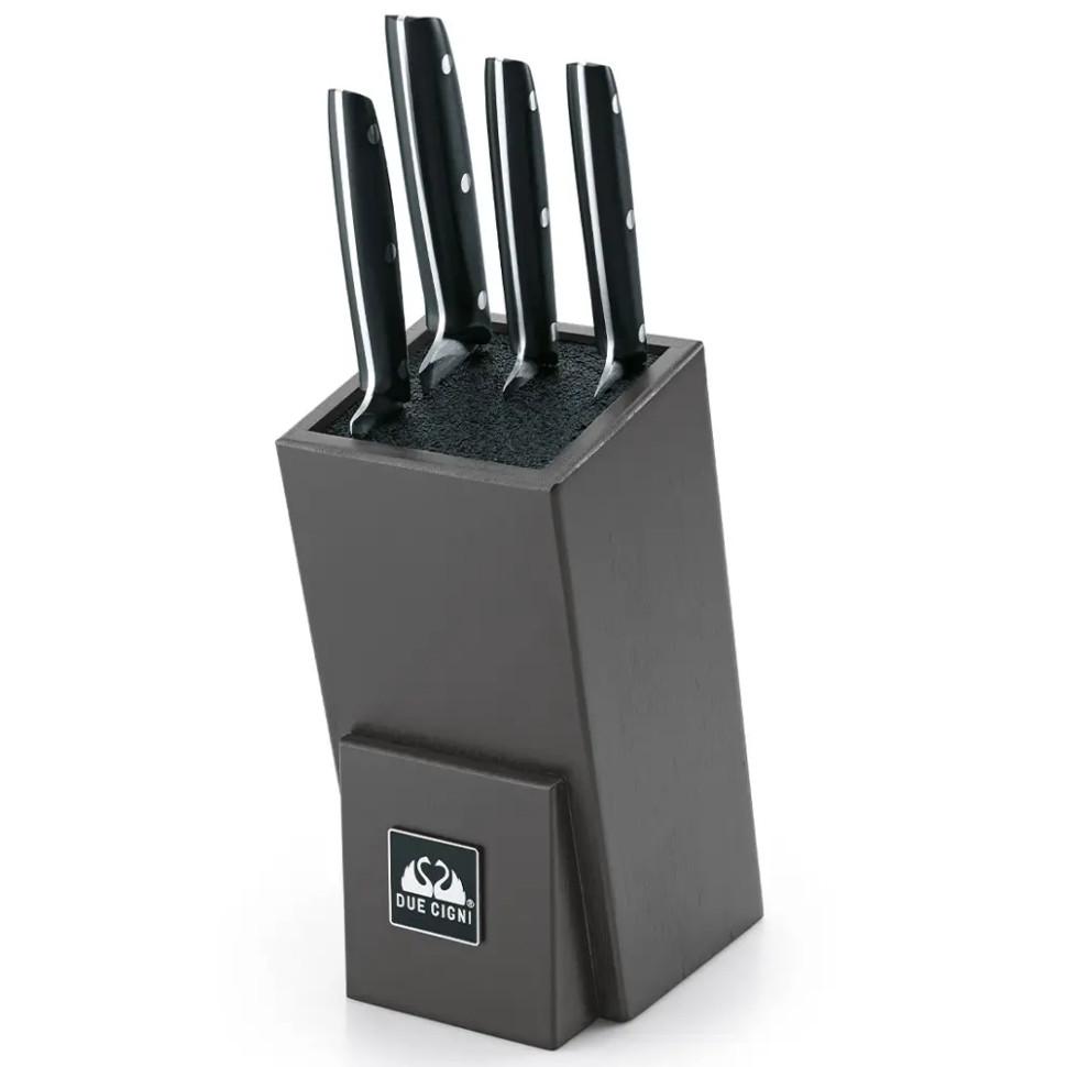 Підставка для ножів універсальна Due Cigni Wooden Сірий (90410) - фото 3 Підставка для ножів універсальна Due Cigni Wooden Сірий (90410) - фото 3