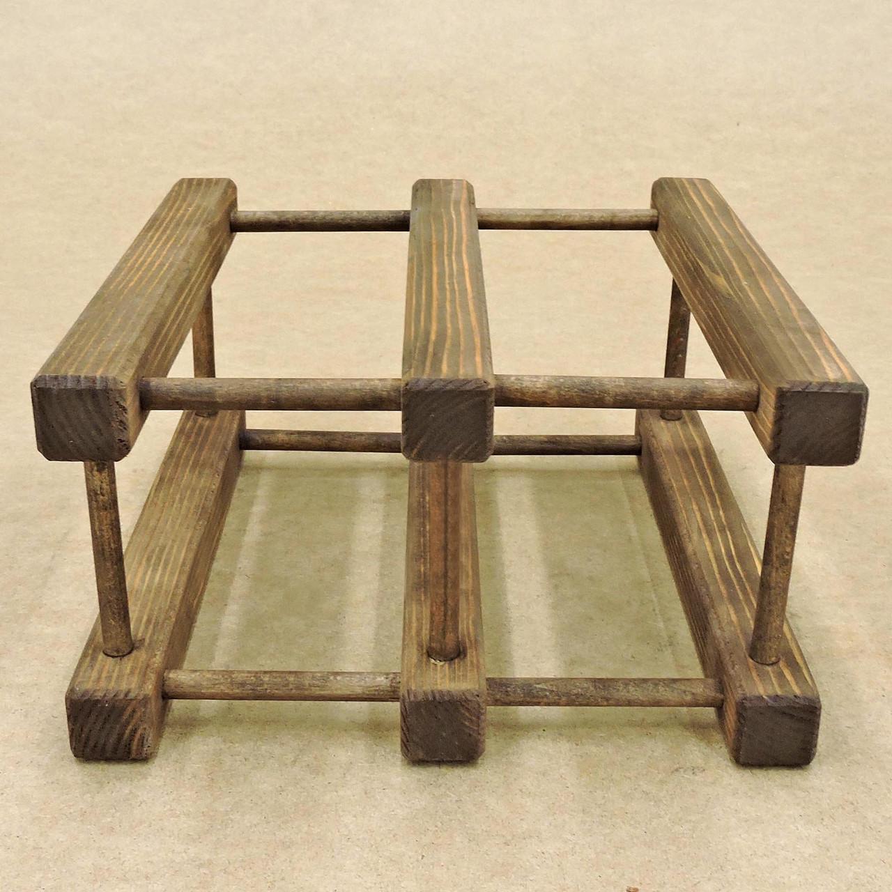 Полка для вина настольная Сенчури 2 Сепия (Впс-200308)