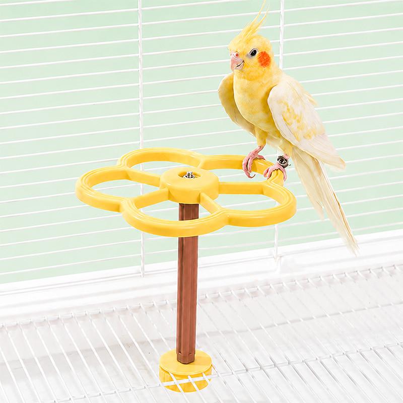 Игрушка для попугаев Lesko N365001 Колесо Yellow (3042880281)