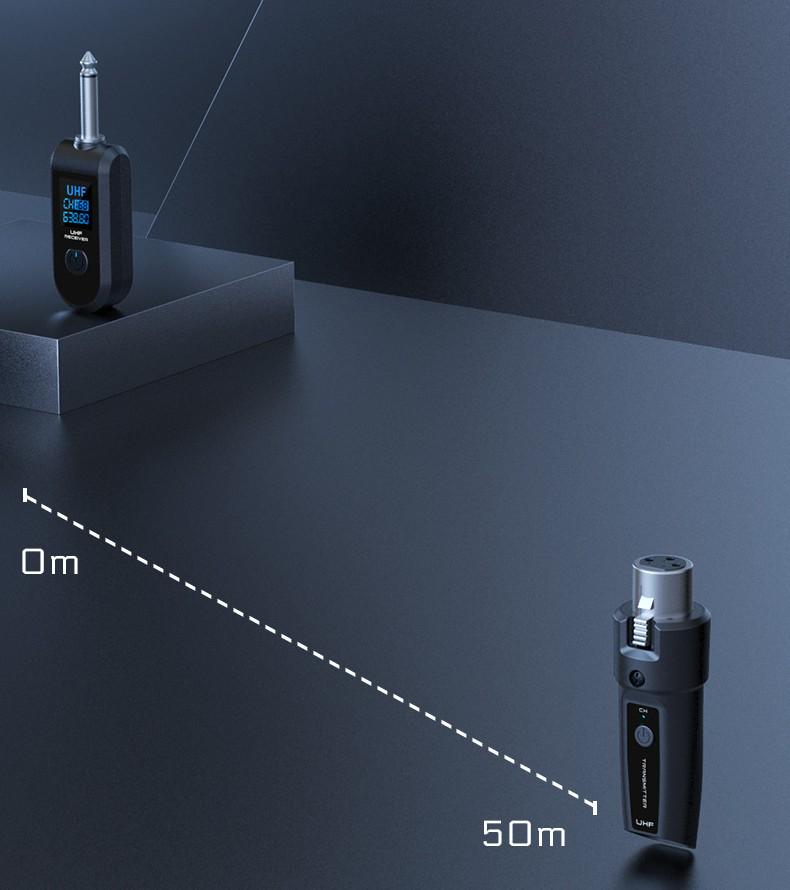Мікрофонний адаптер-конвертер 2,4G бездротовий XLR 50 м (0088) - фото 5 Мікрофонний адаптер-конвертер 2,4G бездротовий XLR 50 м (0088) - фото 5